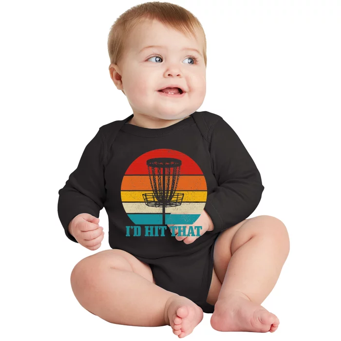 Cool Disc Golf Design For  Disc Golf Lover & Player Baby Long Sleeve Bodysuit