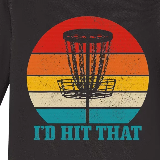 Cool Disc Golf Design For  Disc Golf Lover & Player Baby Long Sleeve Bodysuit