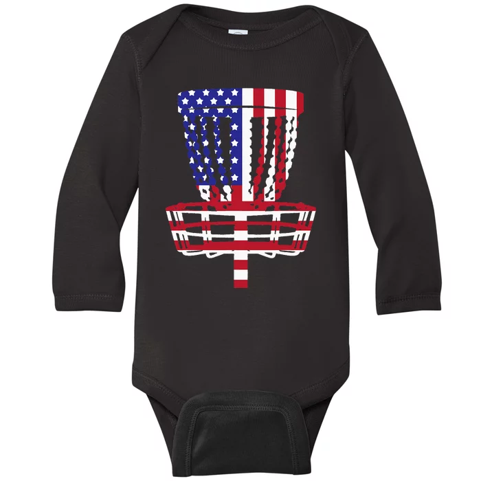 Cool Disc Golf Design For Disc Golf Player Baby Long Sleeve Bodysuit