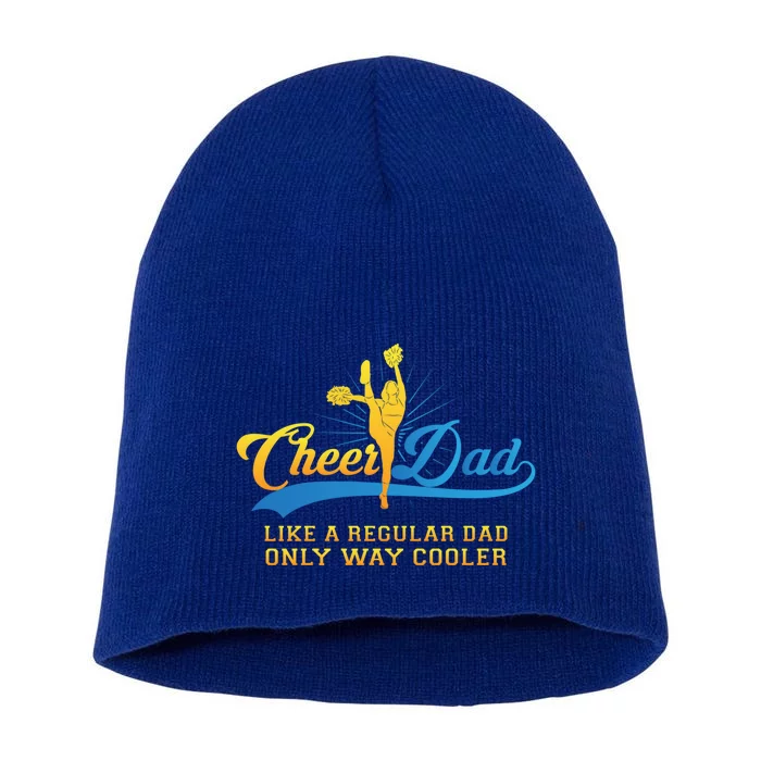 Cheer Dad Gift Cheerleader Daddy Gift Short Acrylic Beanie