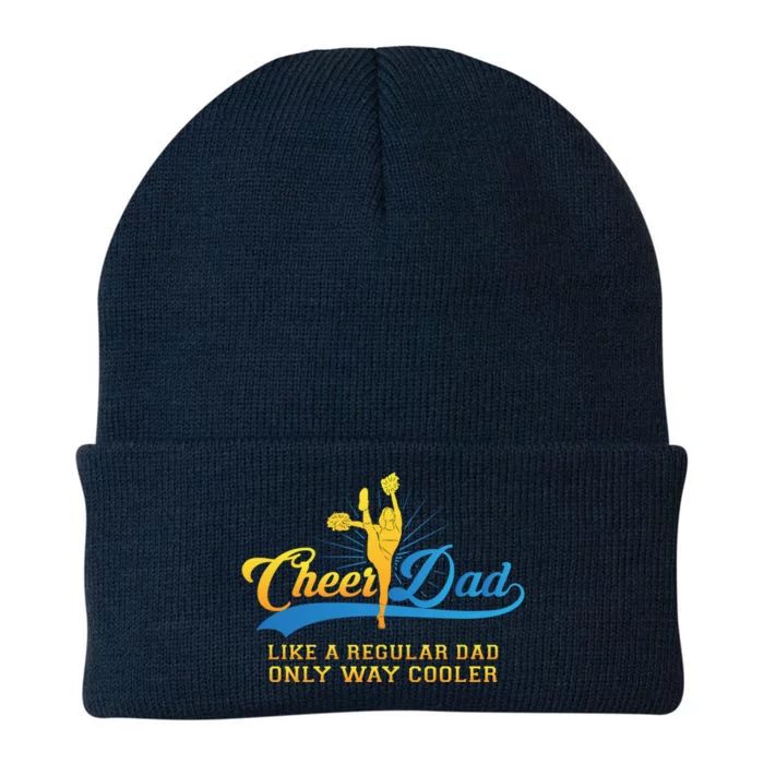 Cheer Dad Gift Cheerleader Daddy Gift Knit Cap Winter Beanie