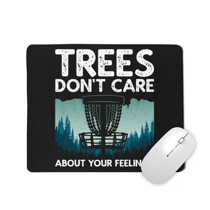 Cute Disc Golf Player Mousepad