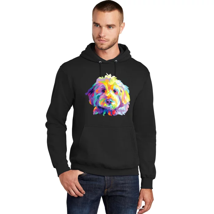 Colorful Dog Goldendoodle Gift Labradoodle Pet Bernedoodle Hoodie