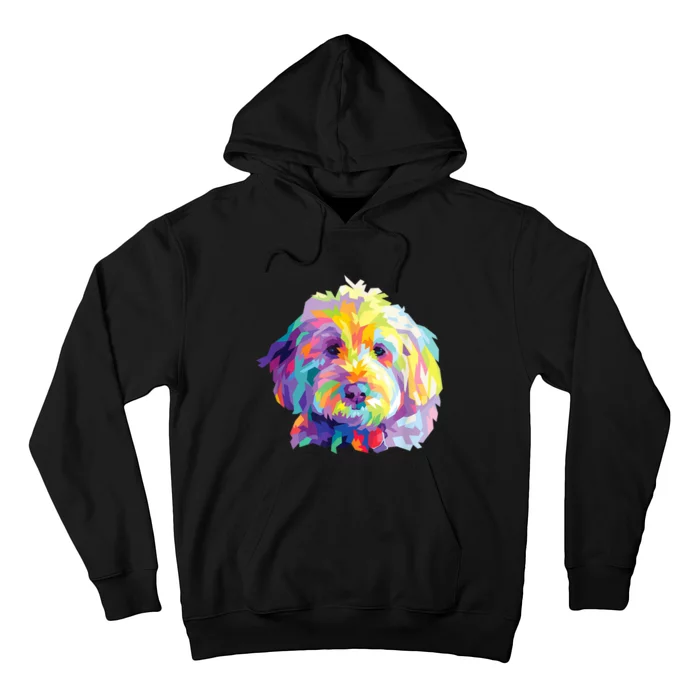 Colorful Dog Goldendoodle Gift Labradoodle Pet Bernedoodle Hoodie