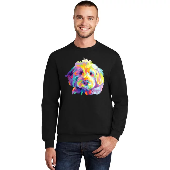 Colorful Dog Goldendoodle Gift Labradoodle Pet Bernedoodle Sweatshirt