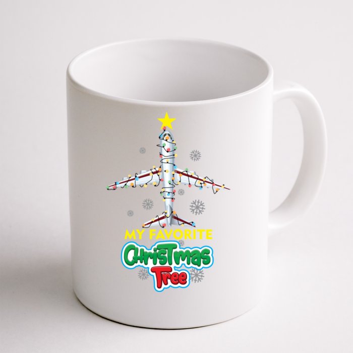 Christmas Decorated Gift Suit On Board 777 And 747 Airplanes Gift Front & Back Coffee Mug