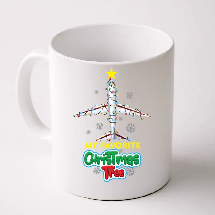 Christmas Decorated Gift Suit On Board 777 And 747 Airplanes Gift Front & Back Coffee Mug