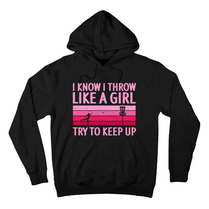 Cool Disc Golf Design For  Disc Golf Player Tall Hoodie