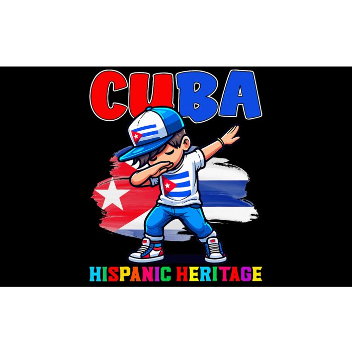 Cuba Dabbing Hispanic Heritage Celebration Bumper Sticker