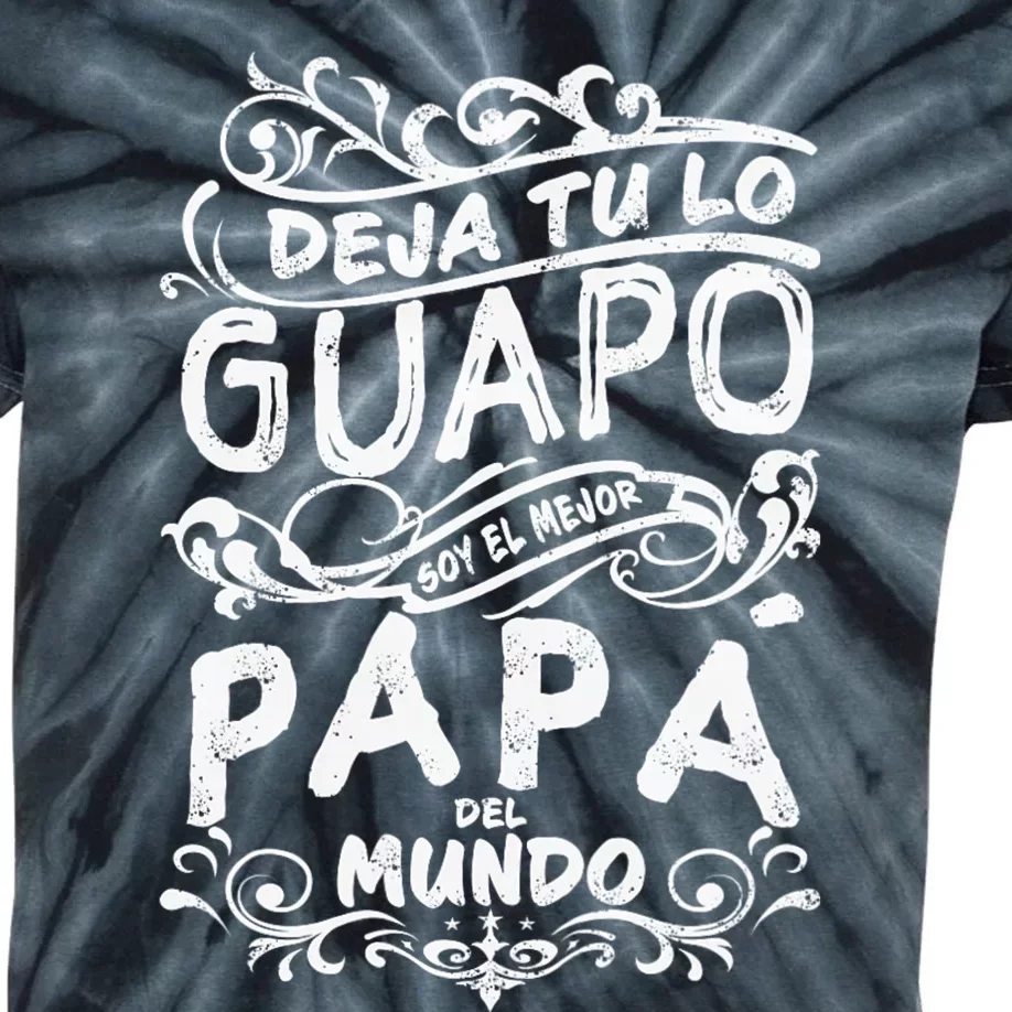 Camisa De Hombre Mejor Papa Del Mundo Para Dia Del Padre Kids Tie-Dye T-Shirt