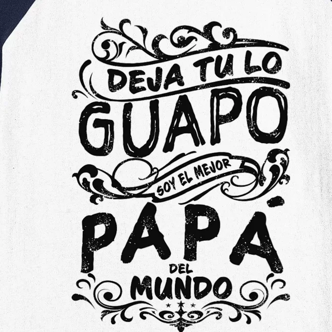 Camisa De Hombre Mejor Papa Del Mundo Para Dia Del Padre Baseball Sleeve Shirt