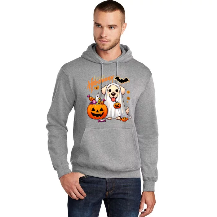 Cute Dog Happy Halloween Tall Hoodie