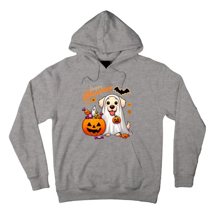 Cute Dog Happy Halloween Tall Hoodie