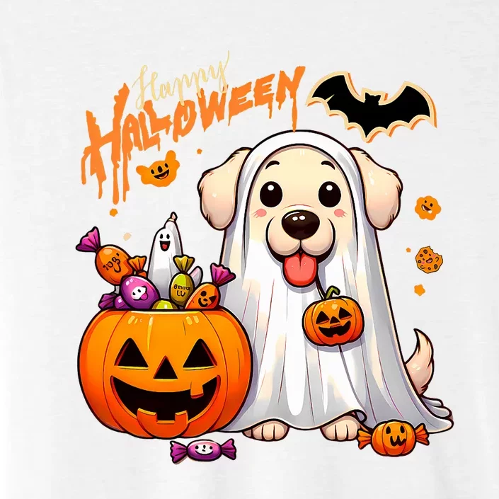 Cute Dog Happy Halloween ChromaSoft Performance T-Shirt