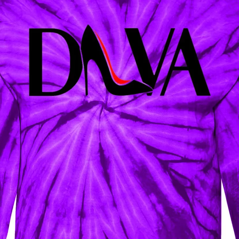 Cool Diva Heels Tie-Dye Long Sleeve Shirt