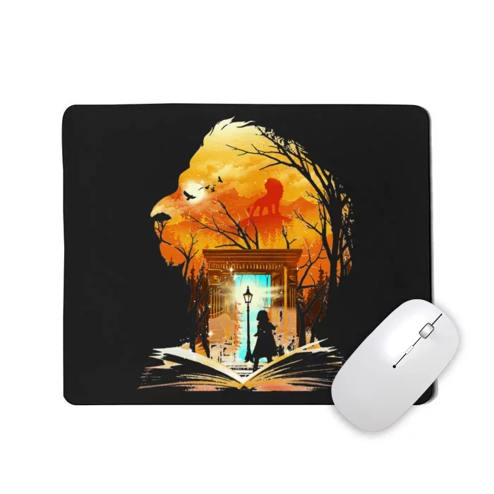 Courage Dear Hearts Lion Book Reading Lovers Bookworm Mousepad