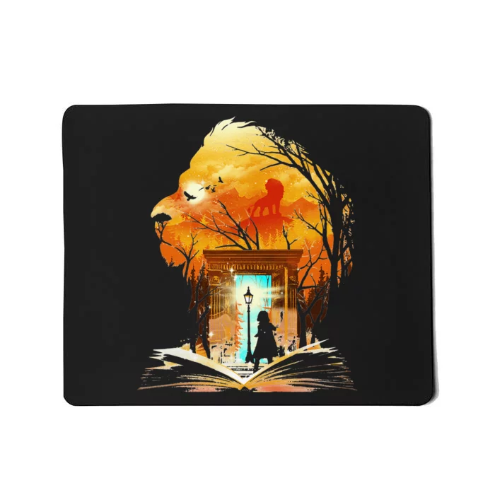 Courage Dear Hearts Lion Book Reading Lovers Bookworm Mousepad