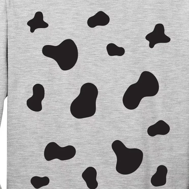 Cute Dalmatian Halloween Costume Dog Black Spots Pattern Tall Long Sleeve T-Shirt