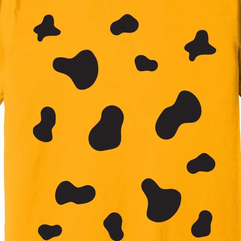 Cute Dalmatian Halloween Costume Dog Black Spots Pattern Premium T-Shirt