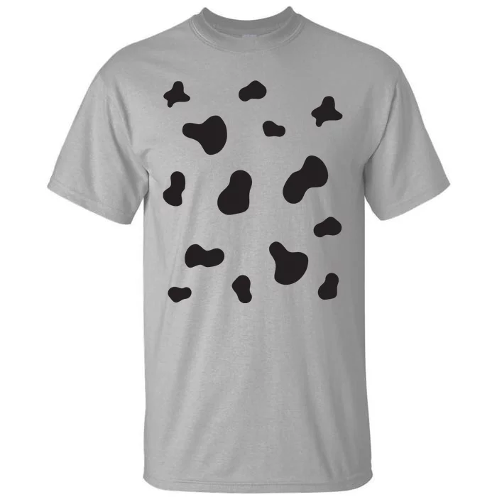 Cute Dalmatian Halloween Costume Dog Black Spots Pattern Tall T-Shirt