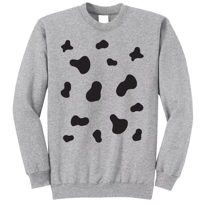 Cute Dalmatian Halloween Costume Dog Black Spots Pattern Tall Sweatshirt