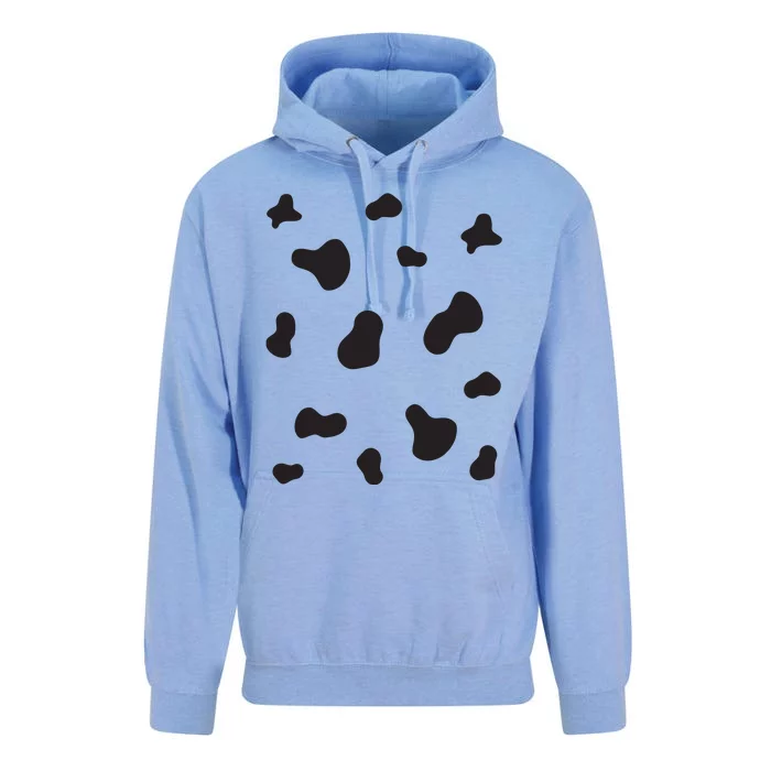 Cute Dalmatian Halloween Costume Dog Black Spots Pattern Unisex Surf Hoodie