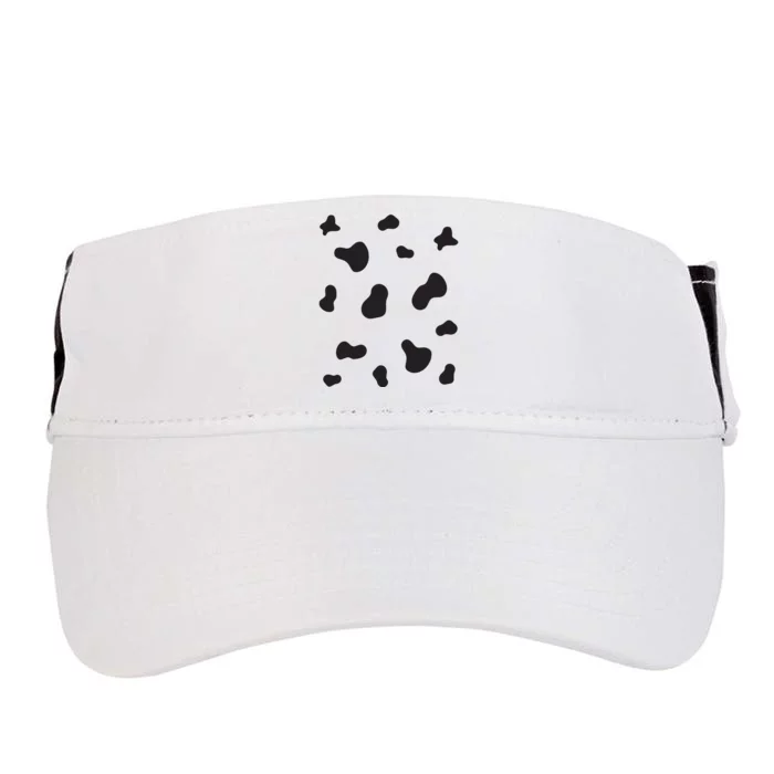 Cute Dalmatian Halloween Costume Dog Black Spots Pattern Adult Drive Performance Visor