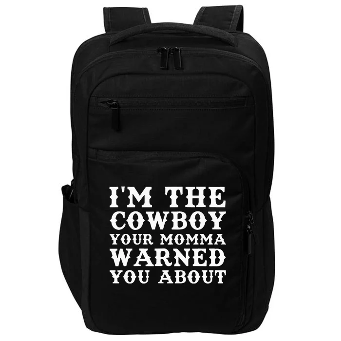 Cowboy Dad Husband Or Boyfriend Impact Tech Backpack