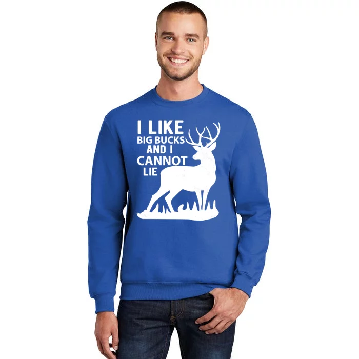 Cool Deer Hunting Design: I Like Big Bucks And I Cannot Lie Meaningful Gift Sweatshirt