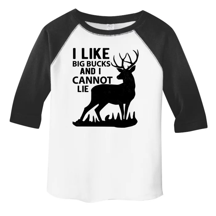 Cool Deer Hunting Design: I Like Big Bucks And I Cannot Lie Meaningful Gift Toddler Fine Jersey T-Shirt