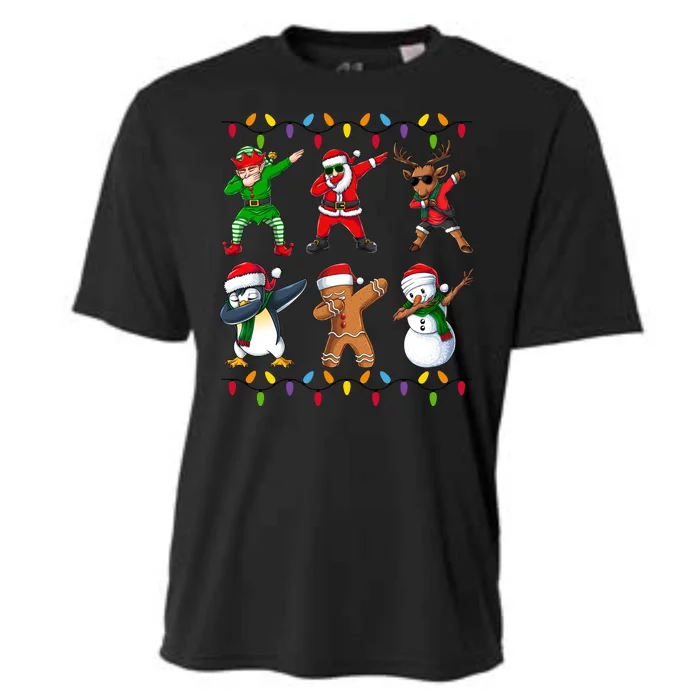 Christmas Dab Holiday Festive Cooling Performance Crew T-Shirt