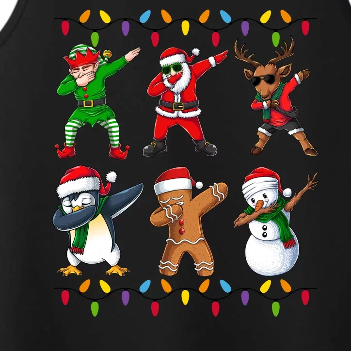 Christmas Dab Holiday Festive Performance Tank