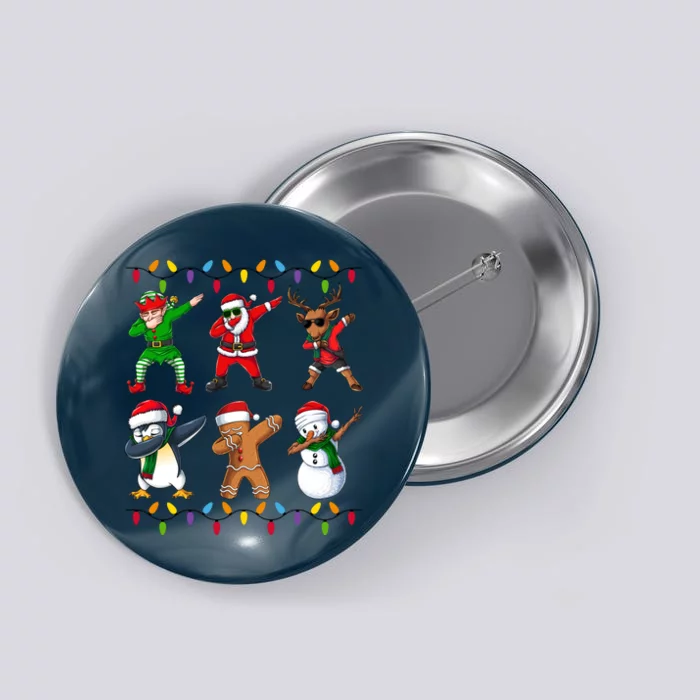 Christmas Dab Holiday Festive Button