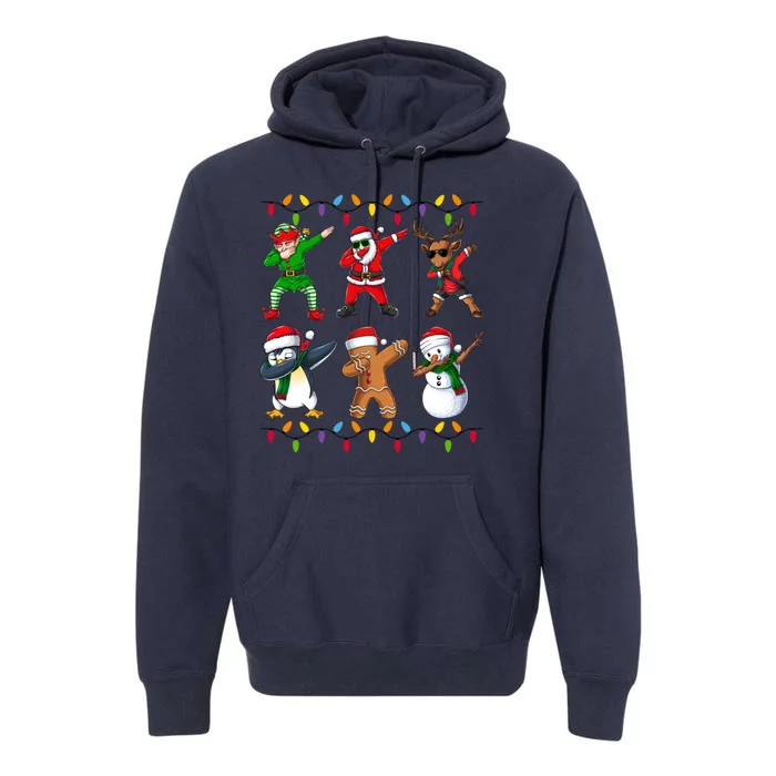 Christmas Dab Holiday Festive Premium Hoodie