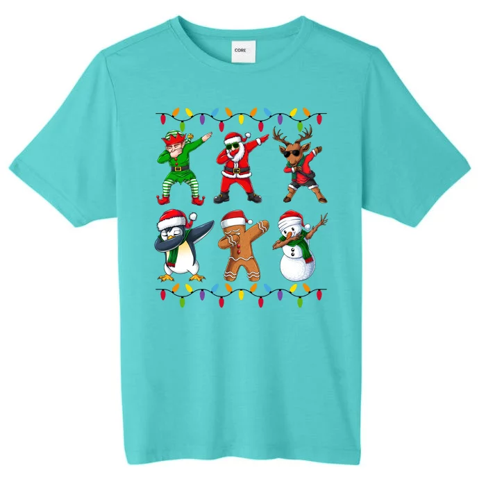 Christmas Dab Holiday Festive ChromaSoft Performance T-Shirt