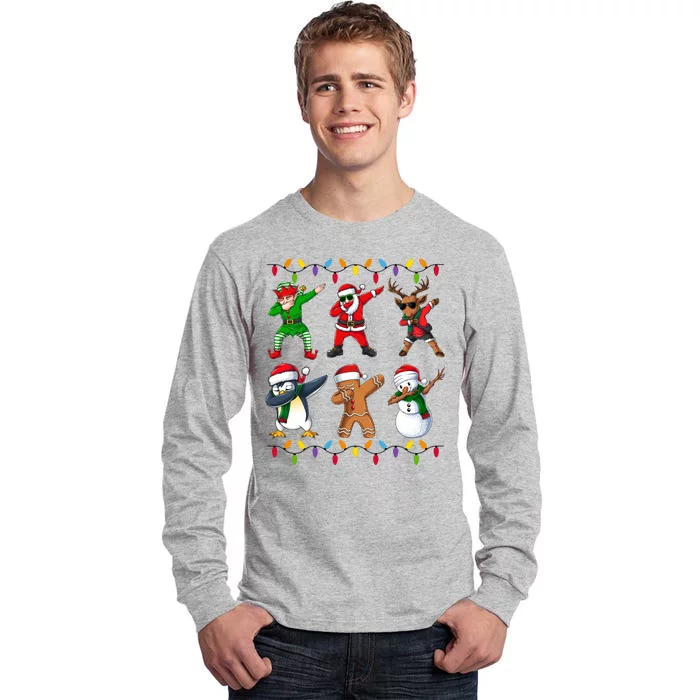 Christmas Dab Holiday Festive Tall Long Sleeve T-Shirt