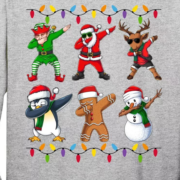 Christmas Dab Holiday Festive Tall Long Sleeve T-Shirt