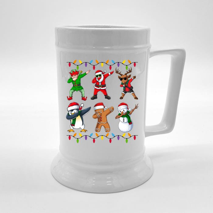 Christmas Dab Holiday Festive Front & Back Beer Stein