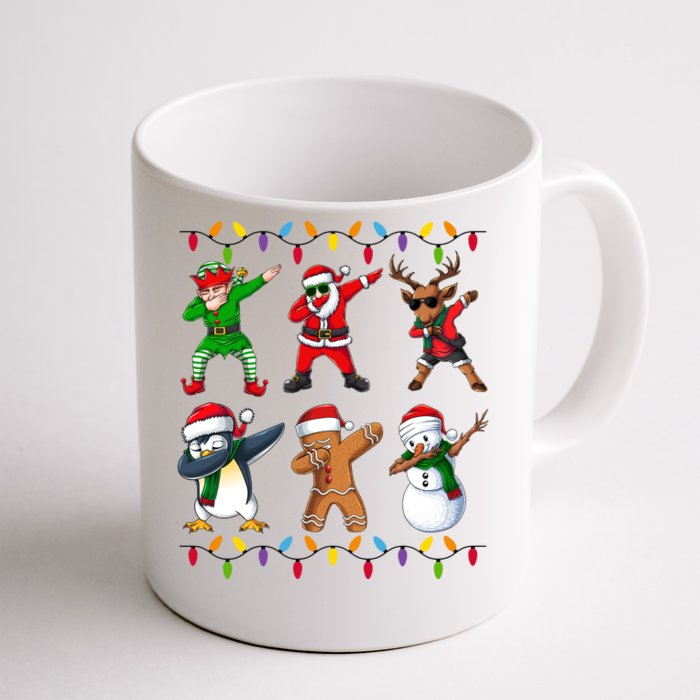 Christmas Dab Holiday Festive Front & Back Coffee Mug