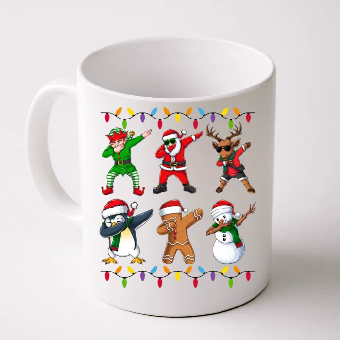 Christmas Dab Holiday Festive Front & Back Coffee Mug