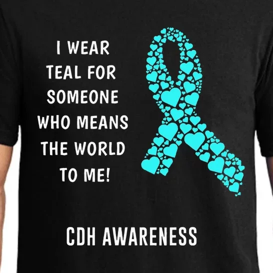 Congenital Diaphragmatic Hernia Awareness Ribbon CDH Warrior Pajama Set