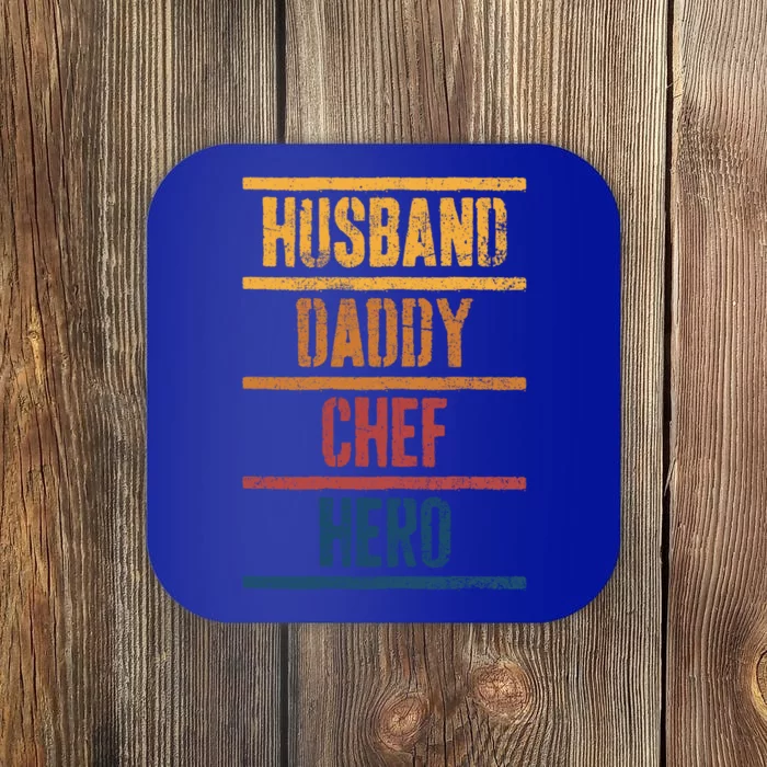 Chef Dad Husband Fathers Day Meaningful Gift Coaster