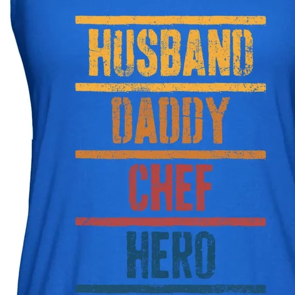 Chef Dad Husband Fathers Day Meaningful Gift Ladies Essential Flowy Tank