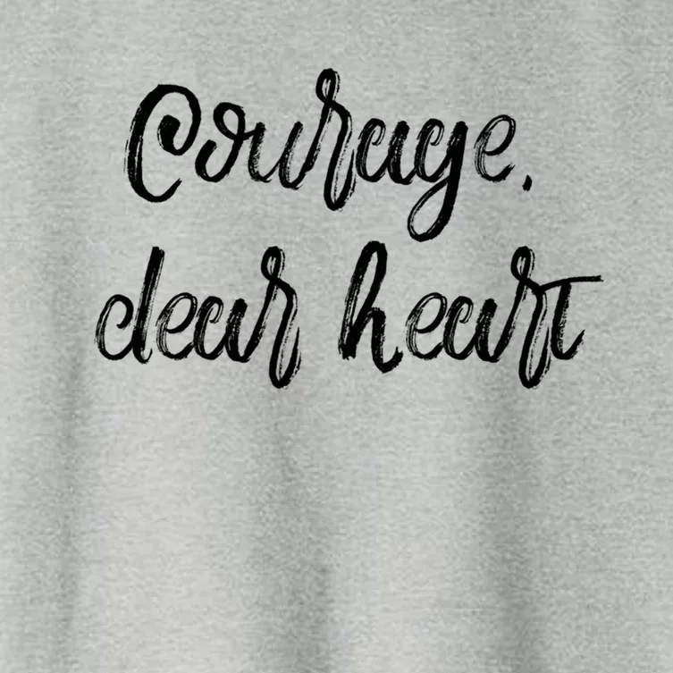 Courage Dear Heart Gift Women's Crop Top Tee