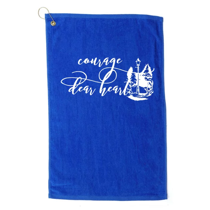 Courage Dear Heart Gift Platinum Collection Golf Towel