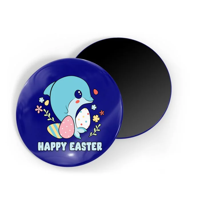 Cute Dolphin Happy Easter Day Egg Hunter Cute Gift Magnet