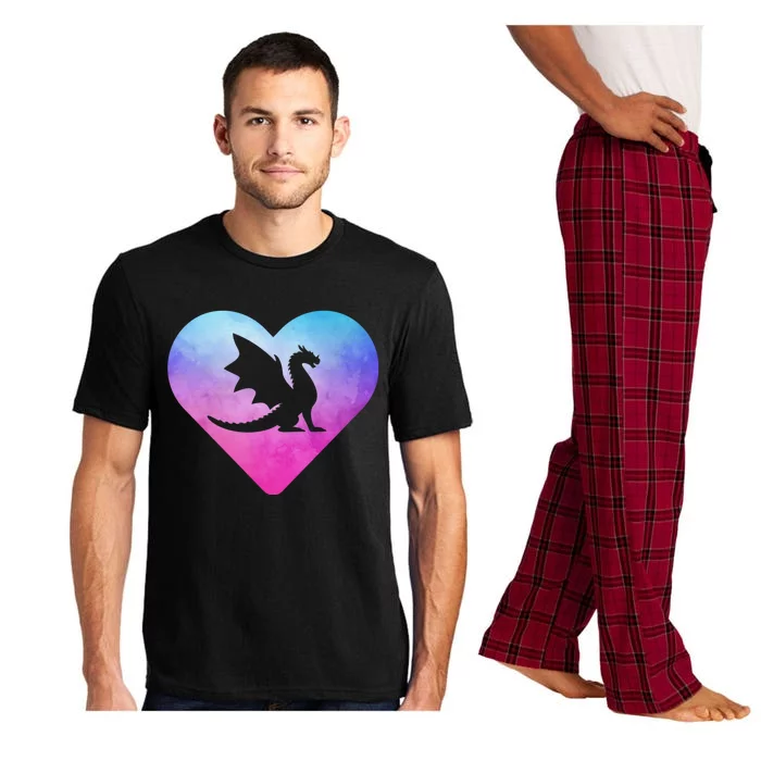 Cute Dragon Heart Love Pajama Set