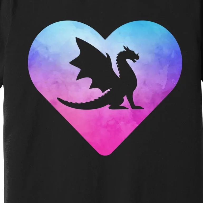 Cute Dragon Heart Love Premium T-Shirt