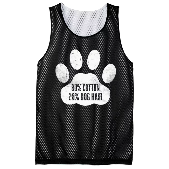 Cotton Dog Hair Traces Of Dog Dog Sayings Mesh Reversible Basketball Jersey Tank