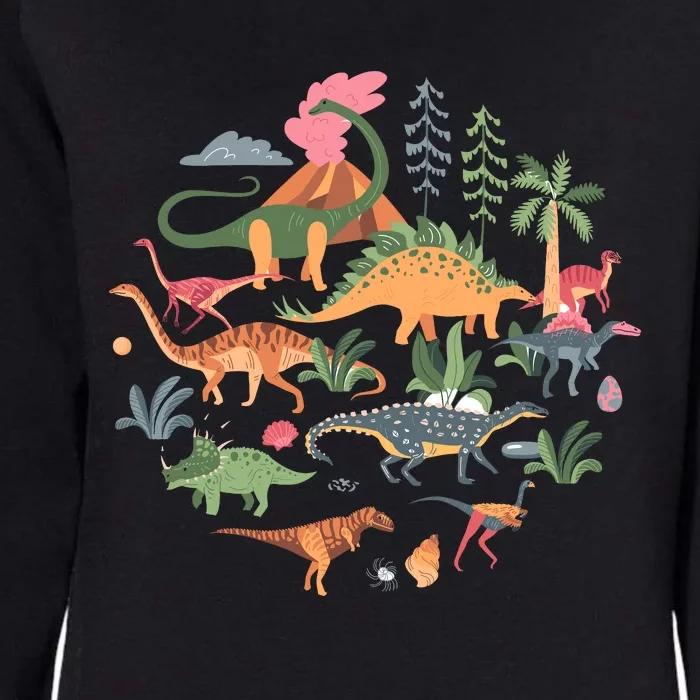 Cute Dinosaurs / Illustration Dino Collection Classic Womens California Wash Sweatshirt